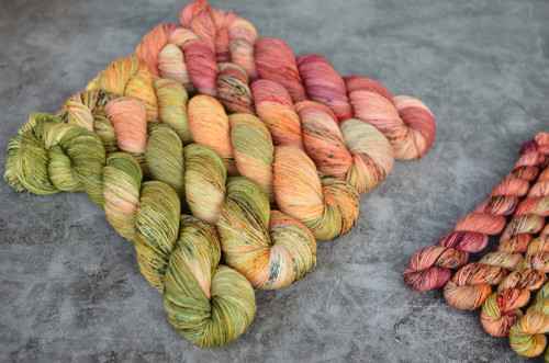 Merino Fingering • Khaki Peach Set — foto 3