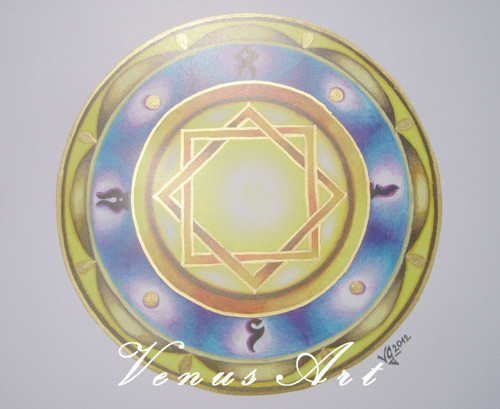 Originál Mystická mandala Octavion — foto 2