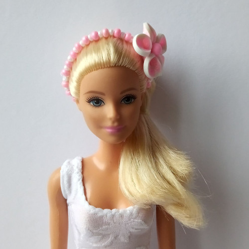 Čelenka pro Barbie - kytička — foto 2