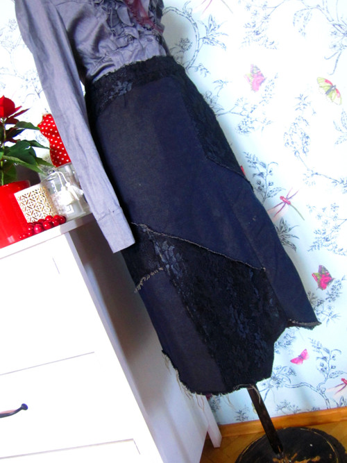 Sukně shabby chic patchwork — foto 4