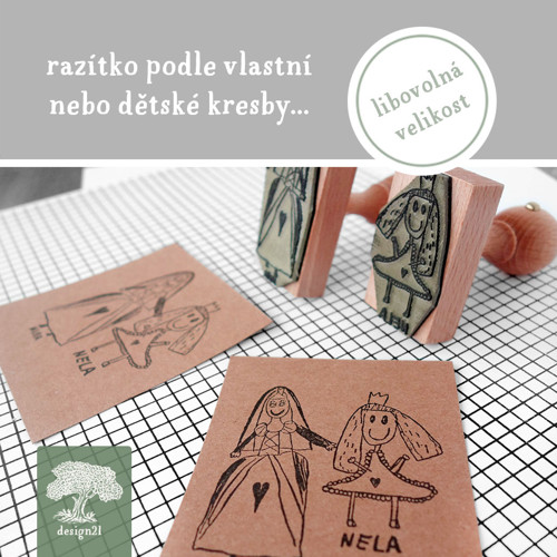 Razítko 3 x 8 cm s vlastním designem — foto 4