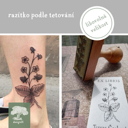 Razítko 3 x 8 cm s vlastním designem — foto 5