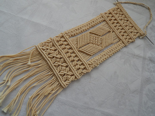 Drhaný krásný závěs na zeď - MACRAMÉ 2 — foto 2