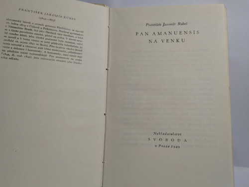 Pan Amanuensis na venku — foto 2