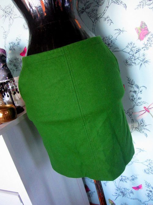 Luxusní hrášková sukně, virgin wool — foto 3