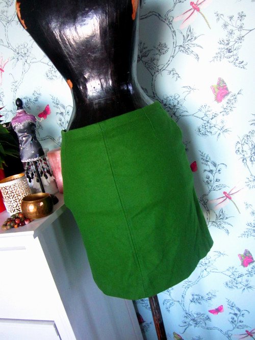 Luxusní hrášková sukně, virgin wool — foto 4
