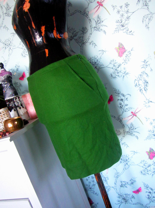 Luxusní hrášková sukně, virgin wool — foto 2