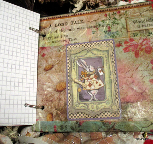 Alenka v říši divů - scrapbookový zápisník — foto 5