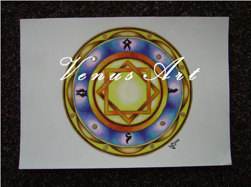 Originál Mystická mandala Octavion — foto 3