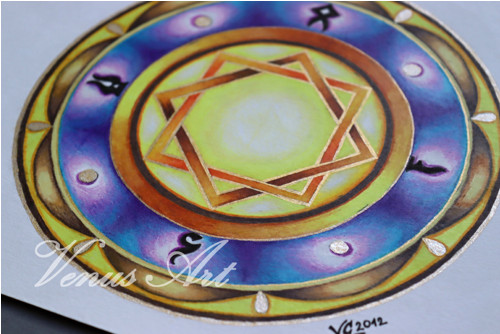 Originál Mystická mandala Octavion — foto 4