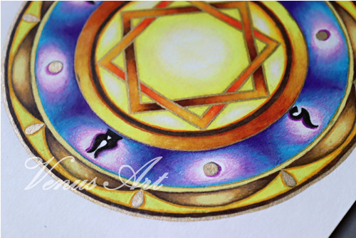 Originál Mystická mandala Octavion — foto 5