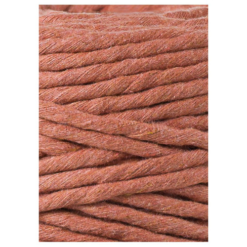 Bobbiny Macrame XXL 5mm - terrakota- 3m — foto 2