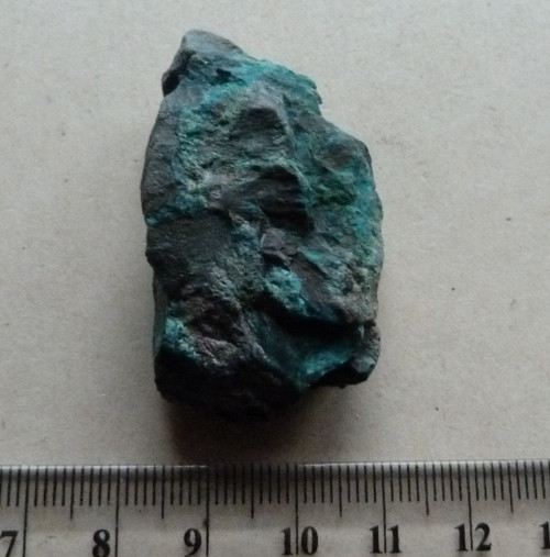 Chrysokol s malachitem surový - 4,5 cm — foto 2