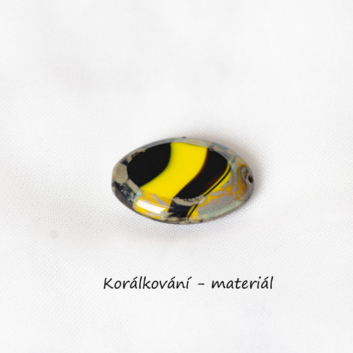 Korálky ovál 2ks — foto 2