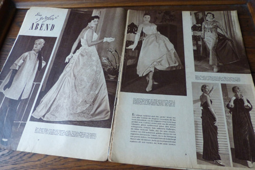 Časopis Berlins Modenblatt 1/1959, móda, střihy! — foto 3