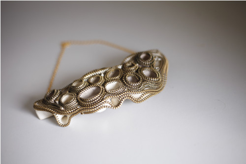 Zipper necklace - Spirals_3 — foto 4