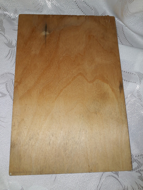 Starý dřevěný obrázek (lepená dýha) — foto 2