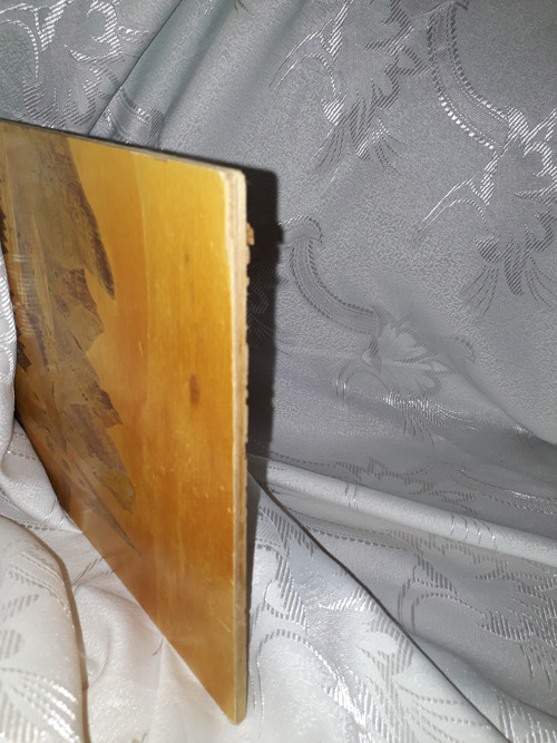 Starý dřevěný obrázek (lepená dýha) — foto 6