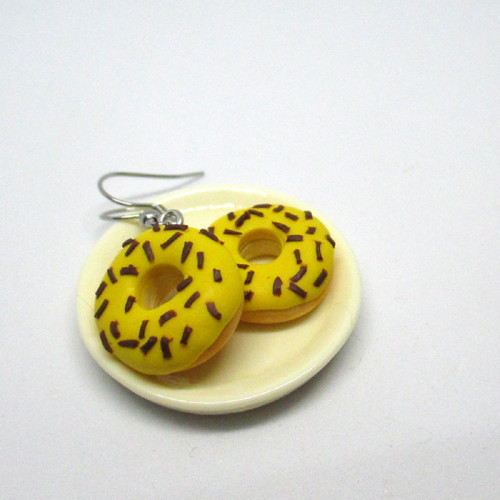 Náušnice donuty — foto 4