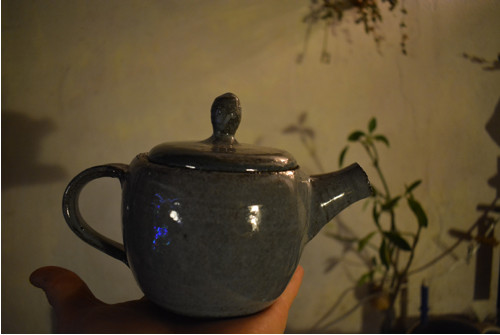 Čajová konvička modro-modrá, 350 ml. — foto 6