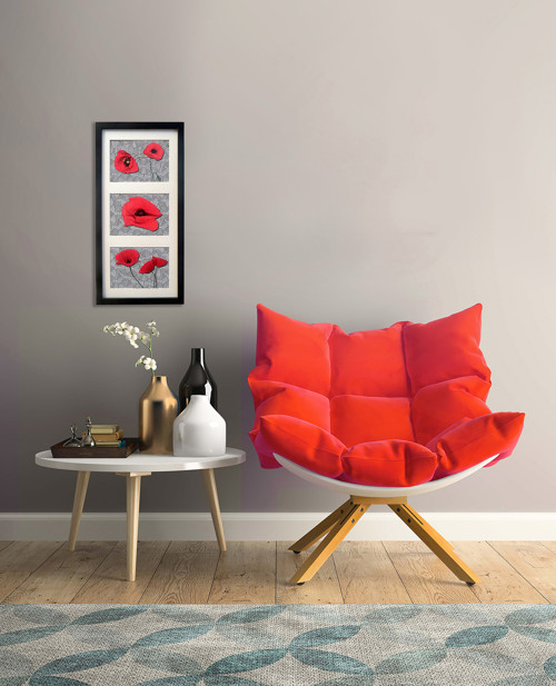 Květy máku pro moderní interiér — foto 4
