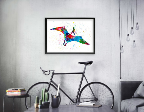 Pteranodon ptakoještěr - Tisk na grafický papír — foto 6
