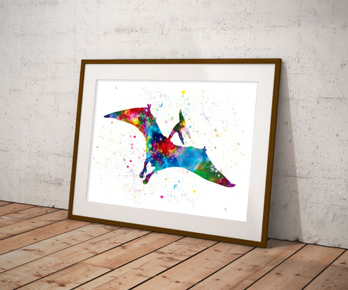 Pteranodon ptakoještěr - Tisk na grafický papír — foto 5