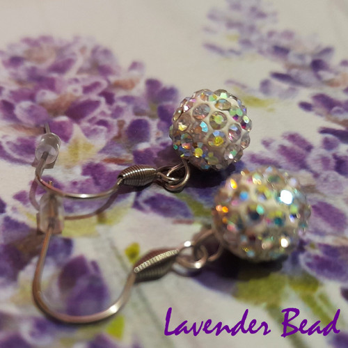 Náušnice Shambala bílá — foto 3
