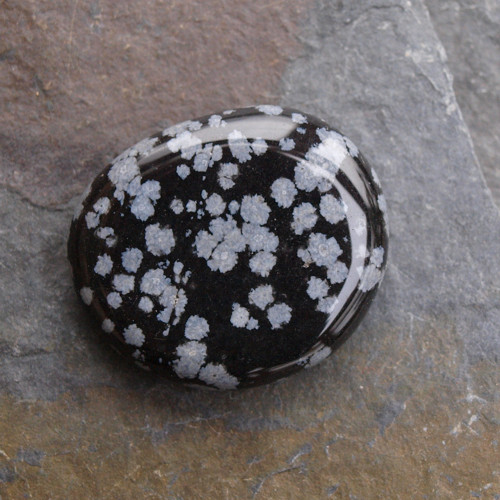 Obsidián vločkový,placka — foto 2
