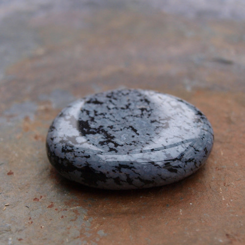 Obsidián vločkový,placka — foto 3