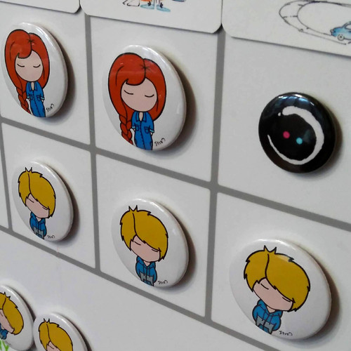 Magnet button "Emi" — foto 2