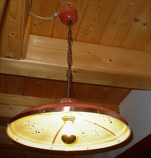 Visiaca lampa Medený opál — foto 2