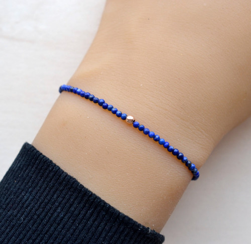 LAPIS LAZULI 0.2*jemný náramek — foto 2