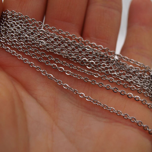 Řetízek, chirurgická ocel, 45 cm — foto 2