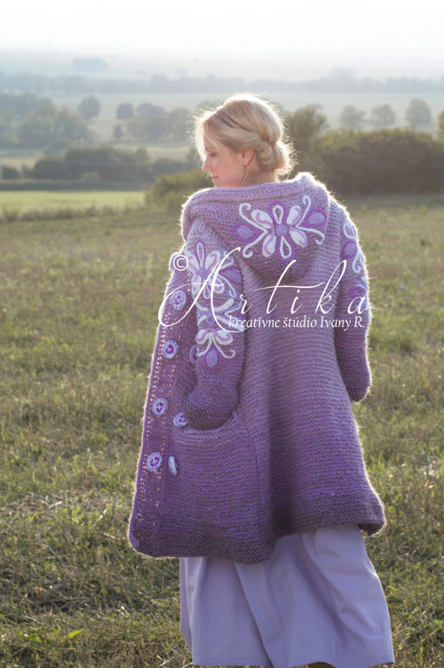 Kabátik LILAC COLORED — foto 3