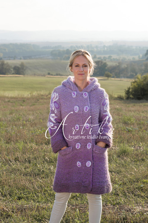 Kabátik LILAC COLORED — foto 4