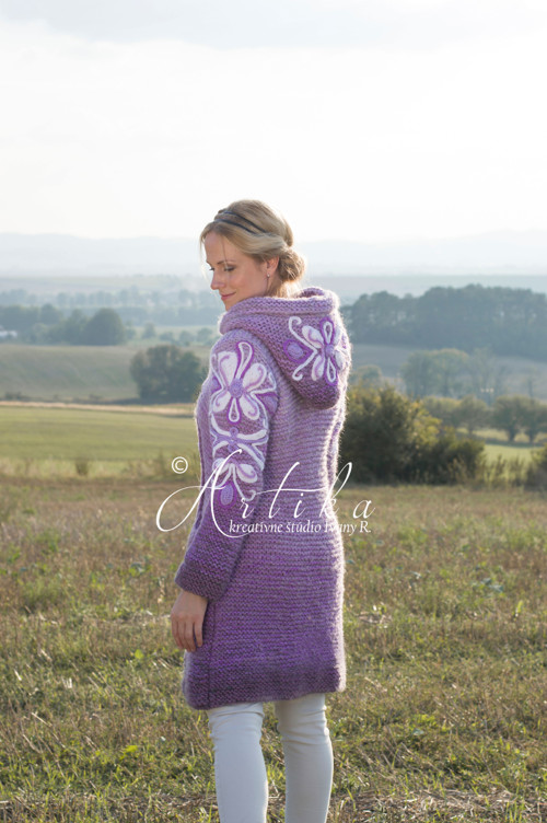 Kabátik LILAC COLORED — foto 5