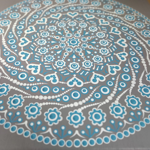 Tečkovaná mandala - Nordic — foto 3