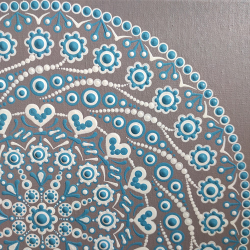 Tečkovaná mandala - Nordic — foto 4