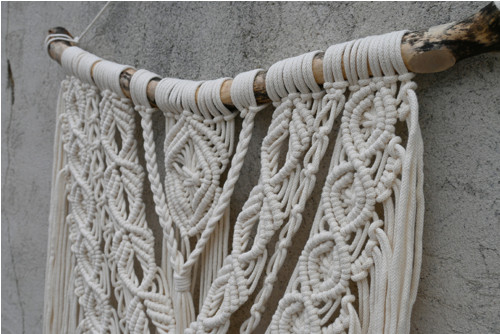 Macramé Krémové Xxl — foto 4