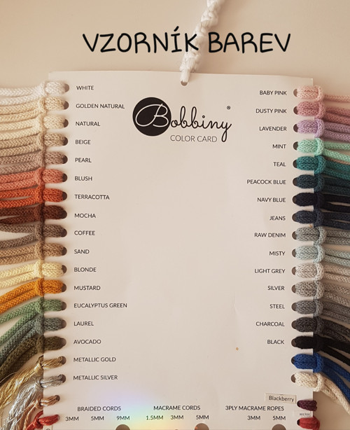 Macrame střapec na závěs s rokajlem — foto 6