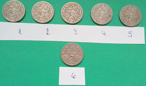 Mince 50 haléřů 1924, Československo — foto 3