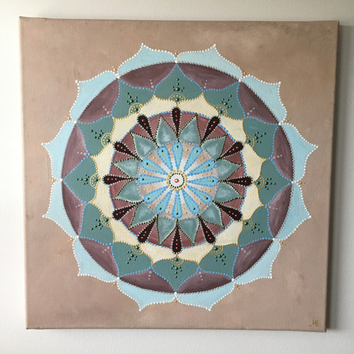Mandala na plátně — foto 5