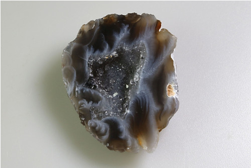 Achát peříčkový geoda 4 cm — foto 2