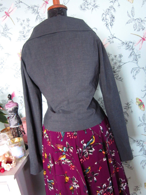 Asymetrické sako grey — foto 5