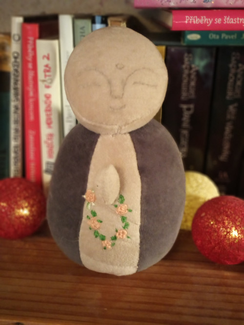 Plyšový Jizo - růže — foto 2
