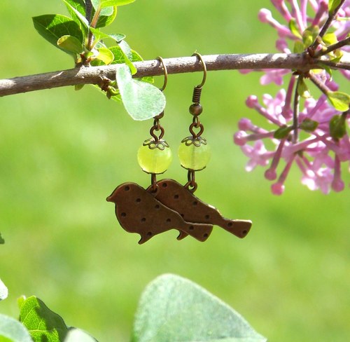 Ptáčkové - náušnice — foto 3