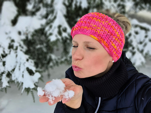 Čelenka Tulipán 100 % merino — foto 2