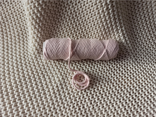 Bobbiny regular (3 mm) - 4 m - BABY PINK — foto 2