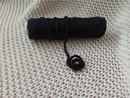 Bobbiny regular (3 mm) - 4 m - BLACK — foto 2